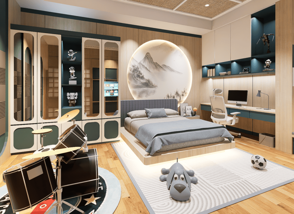 Kamar Japandi - Rev Interior Lampung